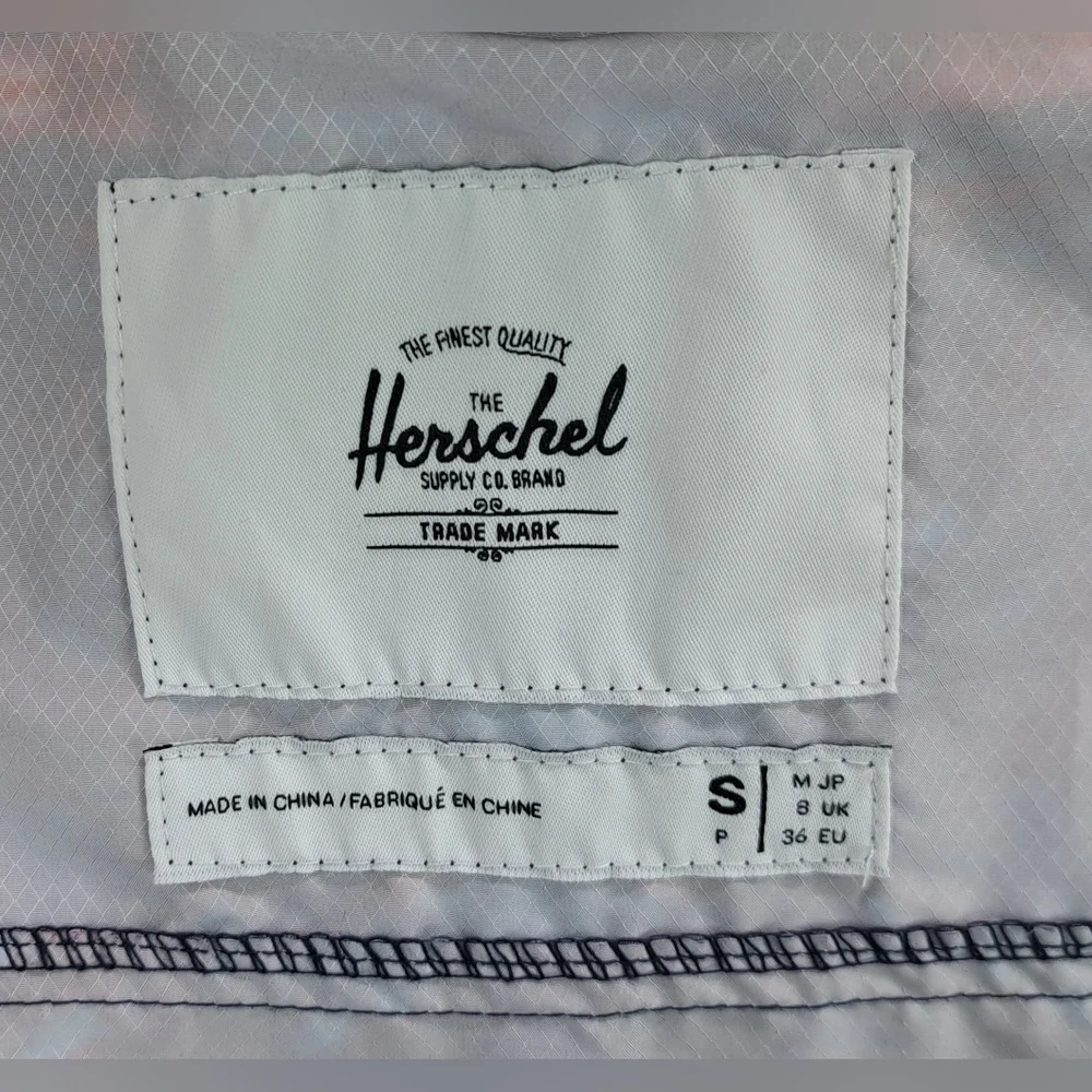 Herschel Supply Co. Mens Windbreaker Jacket Full Zip Tie Dye Hoodie Hood Small - Picture 5 of 13